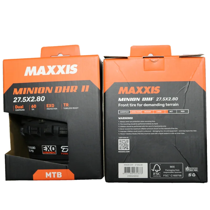 MAXXIS MINION DHR II/DHF neumático de bicicleta de montaña 26x2,5 27,5x2,5/2,6/2,8 29x2,3/2,4/2,5/2,6 MTB neumáticos de bicicleta de montaña Downhill Enduro Trail