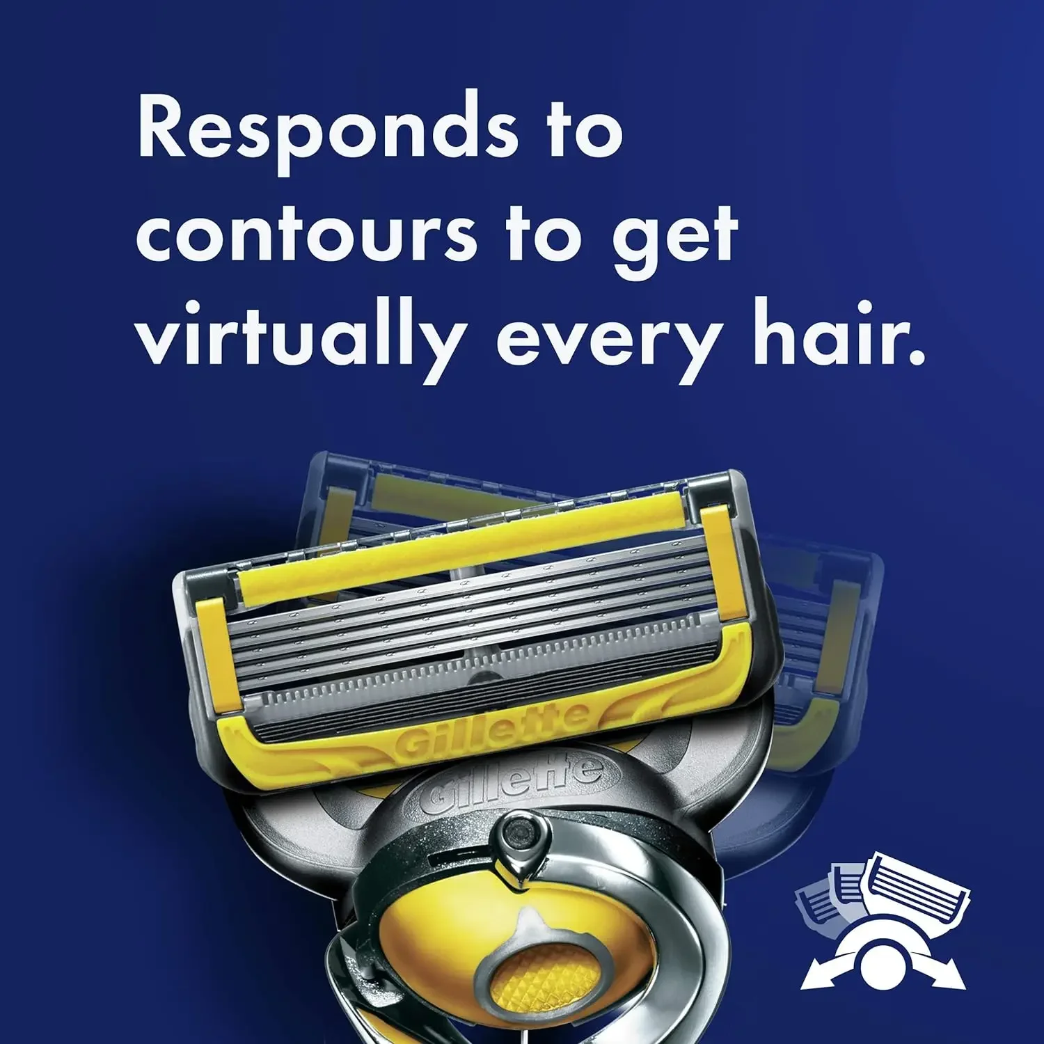 Cuchilla de fusión Gillette para maquinilla de afeitar Gillette Fusion Proglide Proshield, recambios de maquinilla de afeitar de seguridad, adelgazamiento cómodo, cuidado facial