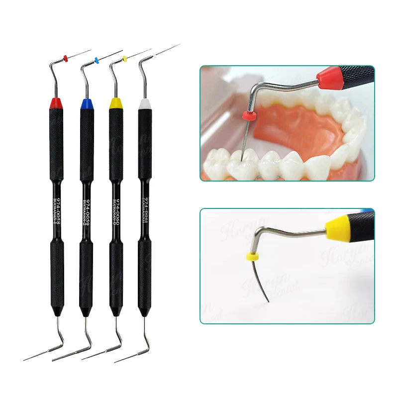 Pinza Endodóntica Buchanan con Punta de NiTi # 0 # 1 # 2 Herramientas Endodónticas para Compactación Vertical de Gutta Percha, Instrumento de Odontología