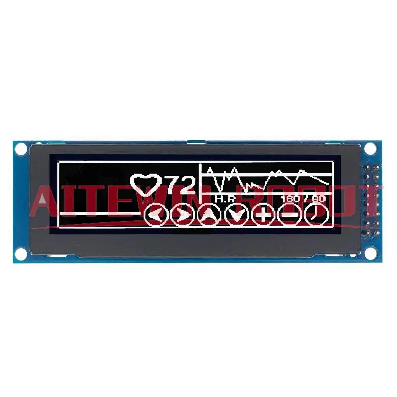 Pantalla OLED Real 3,12 "256*64 25664 puntos módulo LCD gráfico pantalla LCM pantalla SSD1322 controlador compatible con SPI