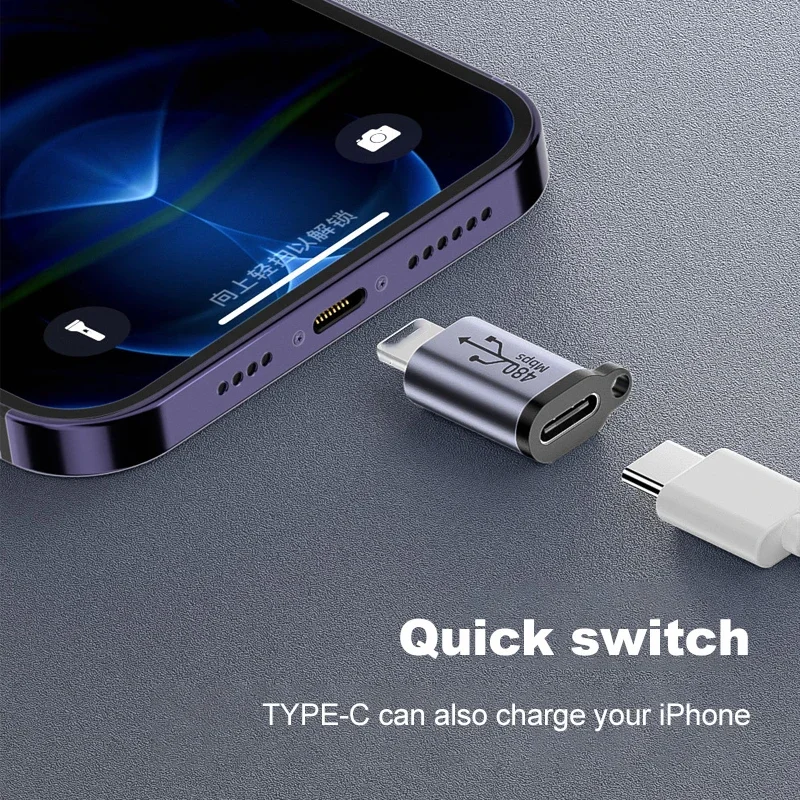 Adaptador USB tipo C a Micro USB macho a USB C hembra, convertidores para Xiaomi, Samsung, Cable de datos del cargador
