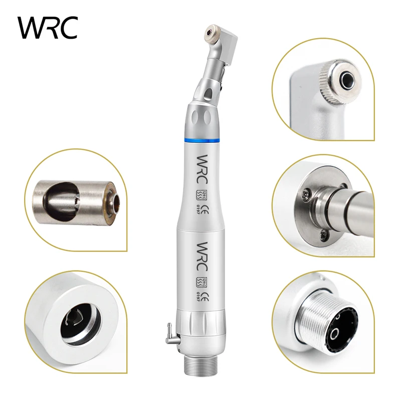 Kit de pieza de mano Dental Led de alta y baja velocidad, cabeza estándar, turbina de aire de contraángulo recto, tres equipos de euificación de generador electrónico de agua