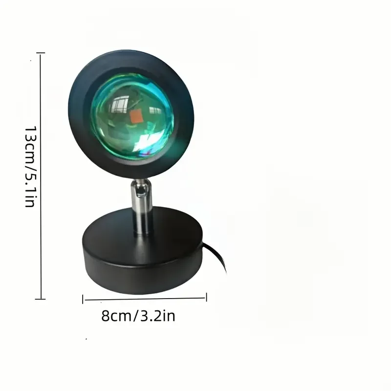 Lámpara de Atmósfera de Atardecer, Luz Nocturna, Lámpara de Noche, Lámpara de Atardecer para Fotografía, Lámpara de Atardecer para Dormitorio, Lámpara de Proyección de Atardecer