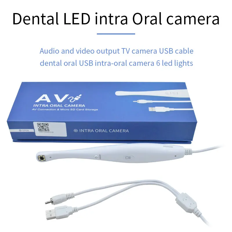 Cámara intraoral Dental JUMTOP, cámara Visual para examen Oral con 6 luces LED, instrumentos de detección de dientes