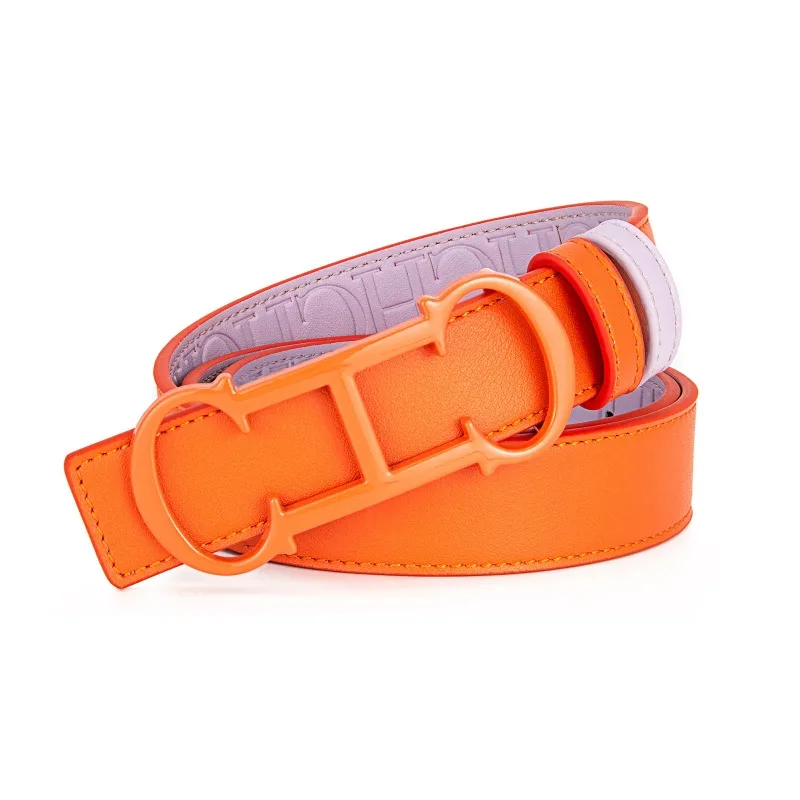 Cinturón de Cuero Reversible para Mujer, Cinturón de Piel de Vaca, Talla Grande, Negro y Marrón, Cinturón de Moda para Jeans y Vestidos, Caja de Regalo