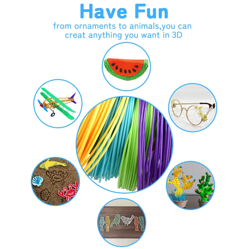 NUEVO Bolígrafo de Impresión 3D, Juego de Bolígrafos 3D con Pantalla LCD y Filamento PLA para Niños, Regalo Creativo de Cumpleaños o Navidad