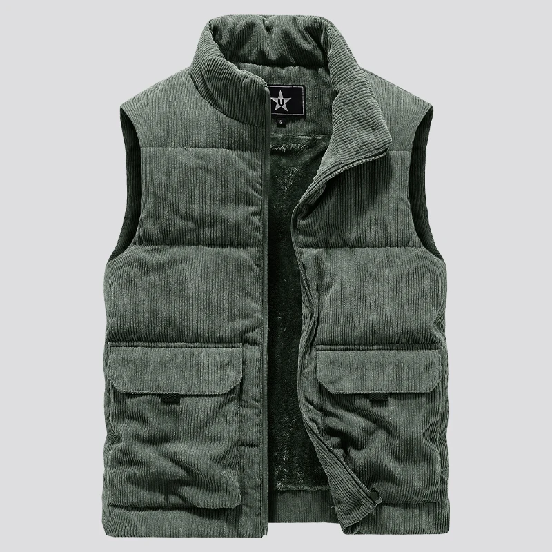 Chaleco nuevo para hombre, chaquetas sin mangas de invierno, abrigo cálido, chaleco informal para hombre, chaleco sólido, prendas de vestir, chalecos para hombre