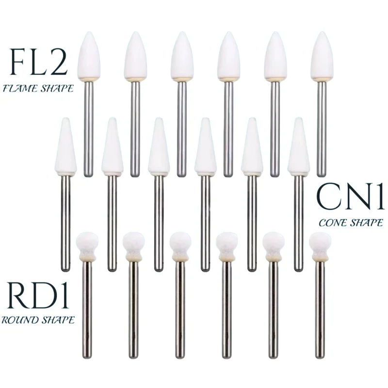 JUMTOP-brocas FG para pulir piedra blanca Dental, 1,6mm, aptas para pieza de mano de alta velocidad, herramientas de molienda para el cuidado de los dientes