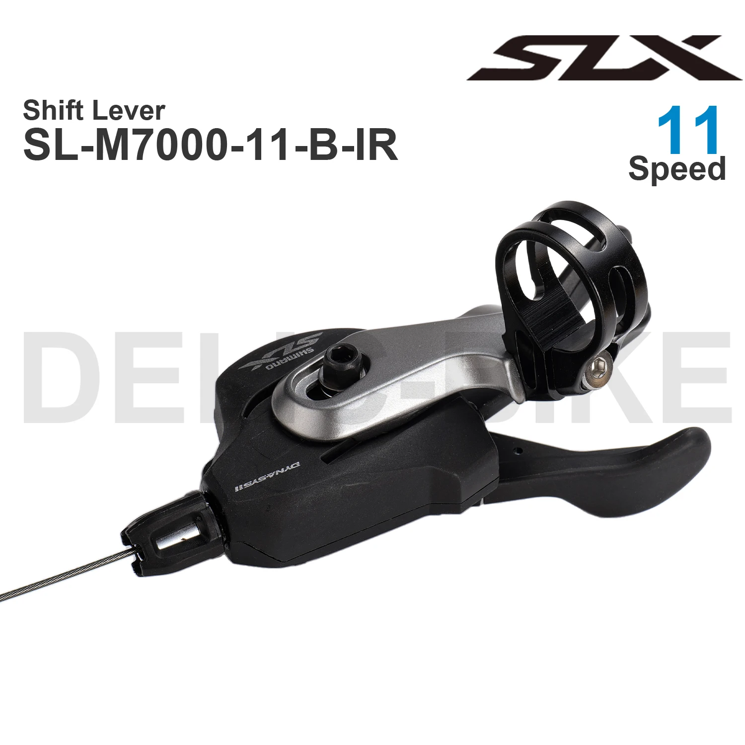 Palanca de Cambios SHIMANO SLX M7000 SL-M7000-11-B-IR RAPIDFIRE PLUS - Palanca de Cambios Derecha - I-SPEC B - 11 Velocidades - Piezas Originales