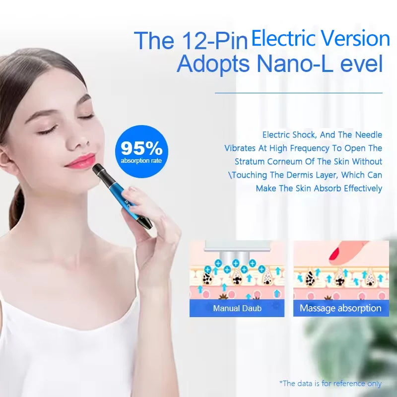 Derma Pen Dr. A1 con Botón de 5 Niveles de Ajuste, Microagujas Eléctricas para el Cuidado de la Piel, Aguja de 0.25mm, Máquina de Microagujas, Herramienta de Belleza