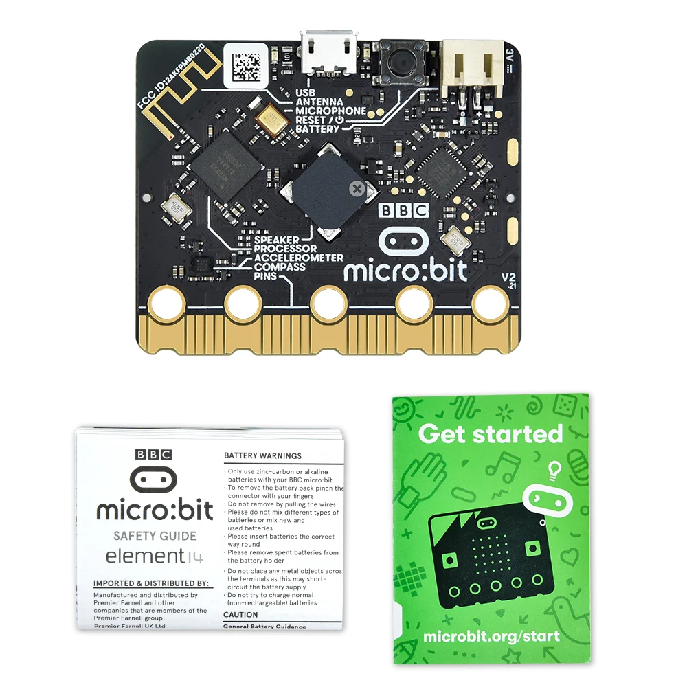 ¡Nuevo! Placa de Desarrollo Oficial Micro Bit V2.2 para BBC Micro:Bit, Proyectos DIY, Programación en Python para Educación STEM