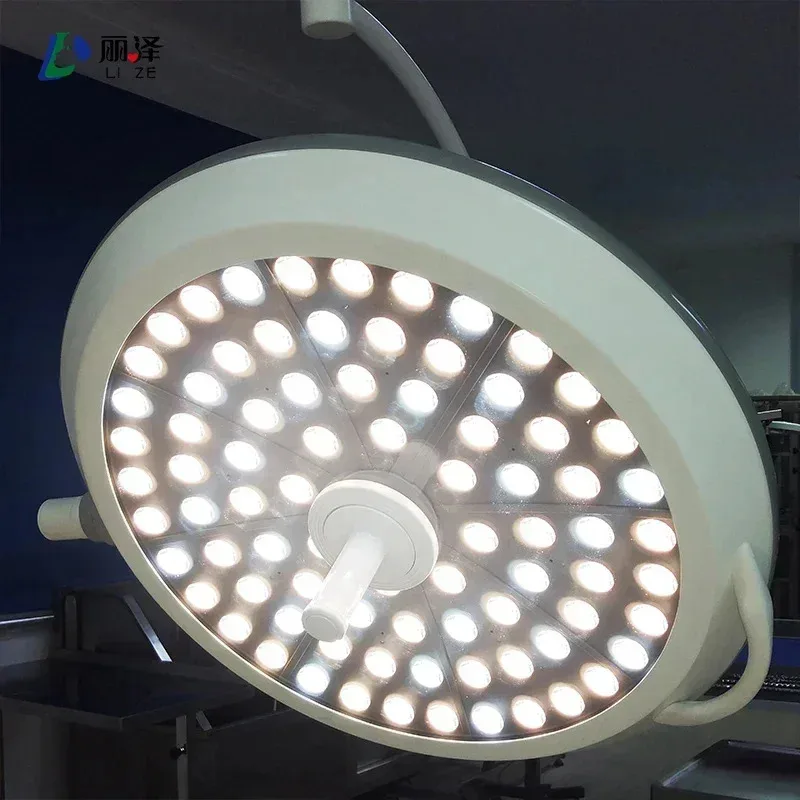 2025 nueva sala de operaciones médicas de hospital, luz LED quirúrgica de techo con doble cúpula y sombra variada