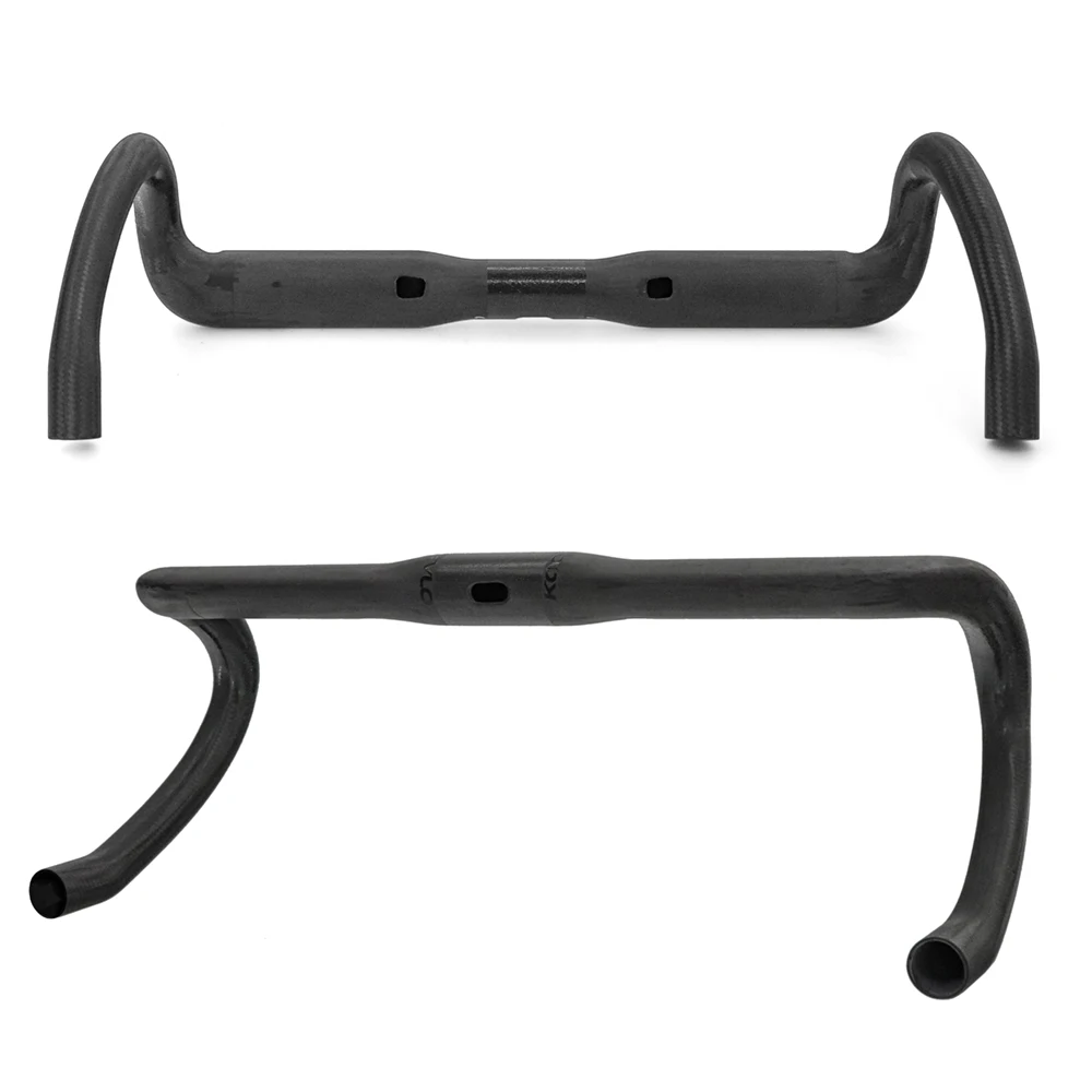 Kocevlo SL-Manillar de carbono ultraligero para bicicleta de carretera, sistema de cableado interno Compatible con grava, 150mm, 31,8g