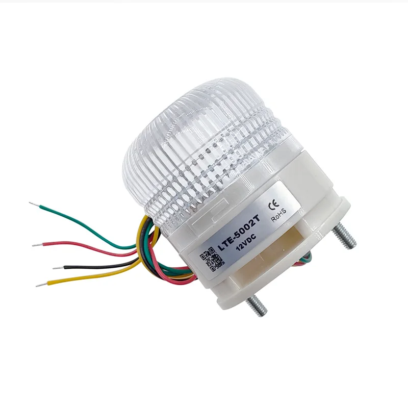 LTA 5002 luz de 3 colores 220V luz de advertencia de señal siempre encendida 12V 24V zumbador luz indicadora magnética lámpara LED pequeña alarma de seguridad