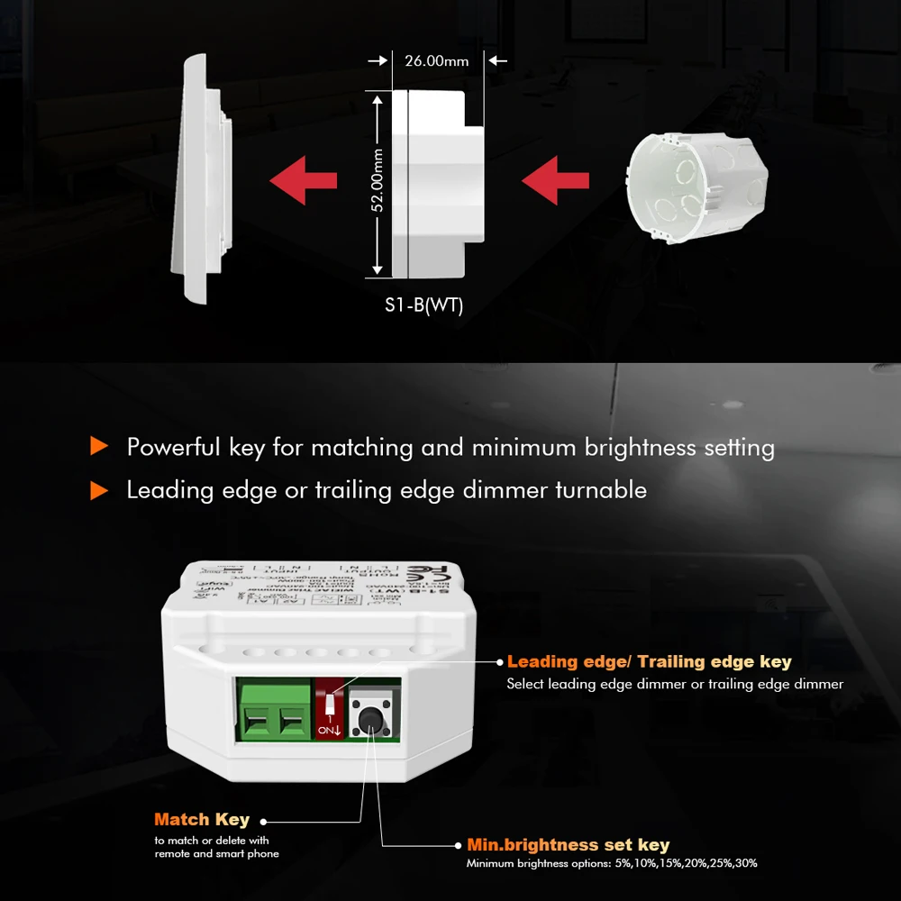 Controlador Zigbee Tuya Smart Life, Módulo de Interruptor de Luz LED Triac AC, 220V 110V 230V, Compatible con Alexa, Google Home, Yandex