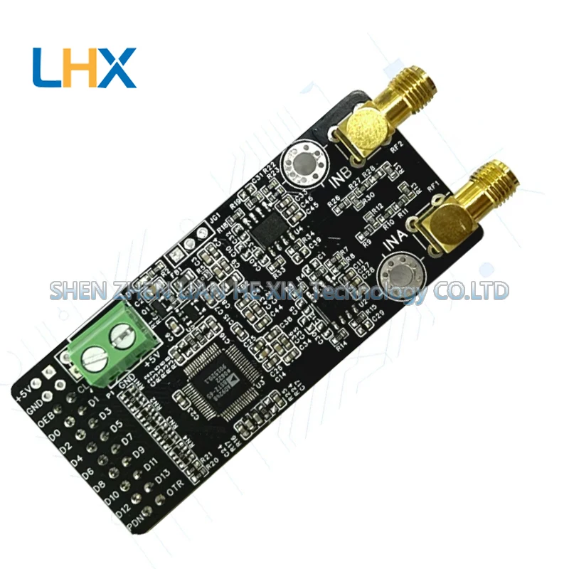 Módulo ADC de alta velocidad AD9248 de doble canal, 14 bits, 65M, interfaz de terminal de fuente de alimentación para adquisición de datos, nuevo en stock