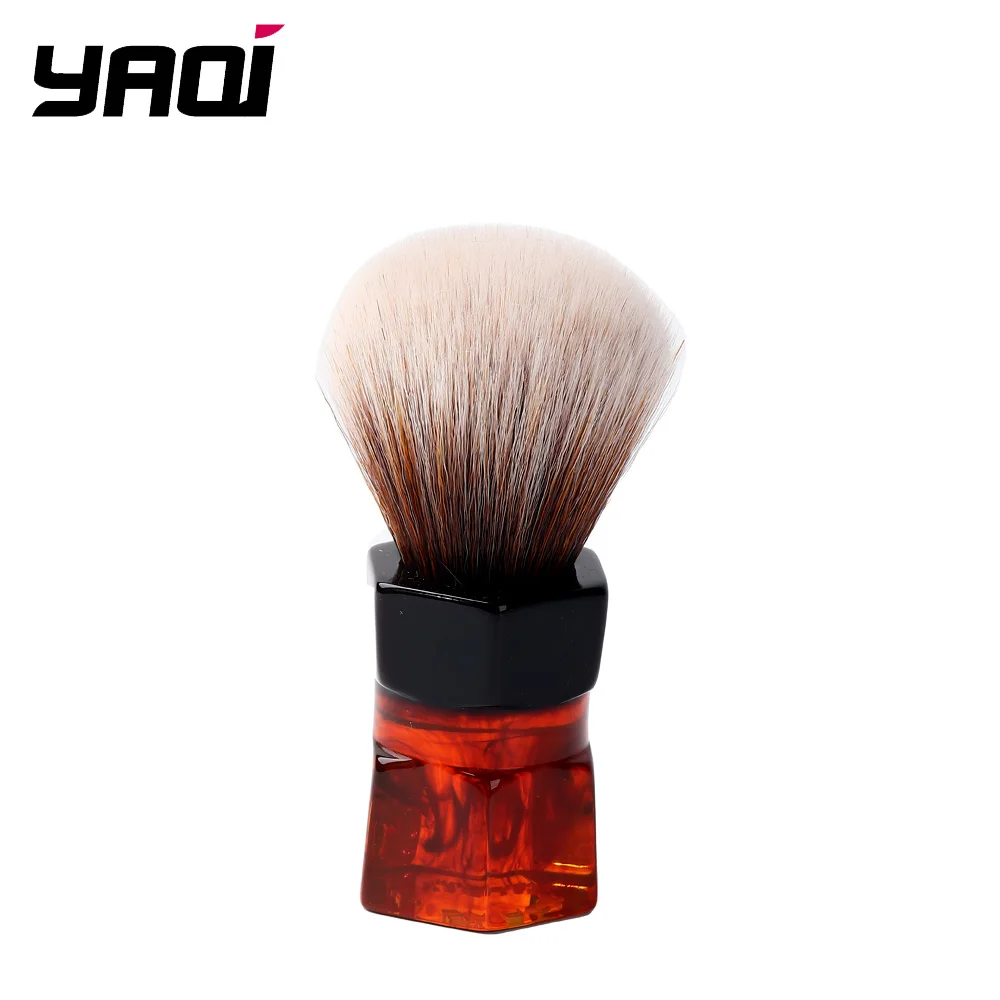 YAQI-brocha de afeitar de pelo sintético para hombre, 24mm, Moka Express
