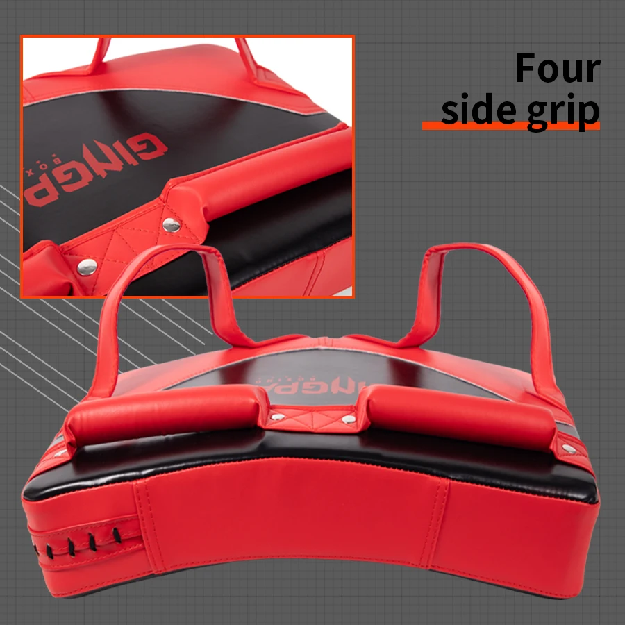 1 Uds Taekwondo Kick Pad PU Muay Thai almohadillas MMA Karate Kick Pads Kickboxing almohadillas de entrenamiento artes marciales almohadillas de boxeo Strik de cuero