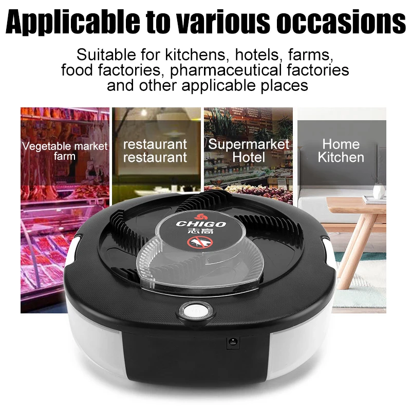 Atrapamoscas mejorado USB/trampa para moscas eléctrica recargable, trampa para insectos de seguridad, herramienta para atrapar plagas interior/exterior para el jardín del hogar