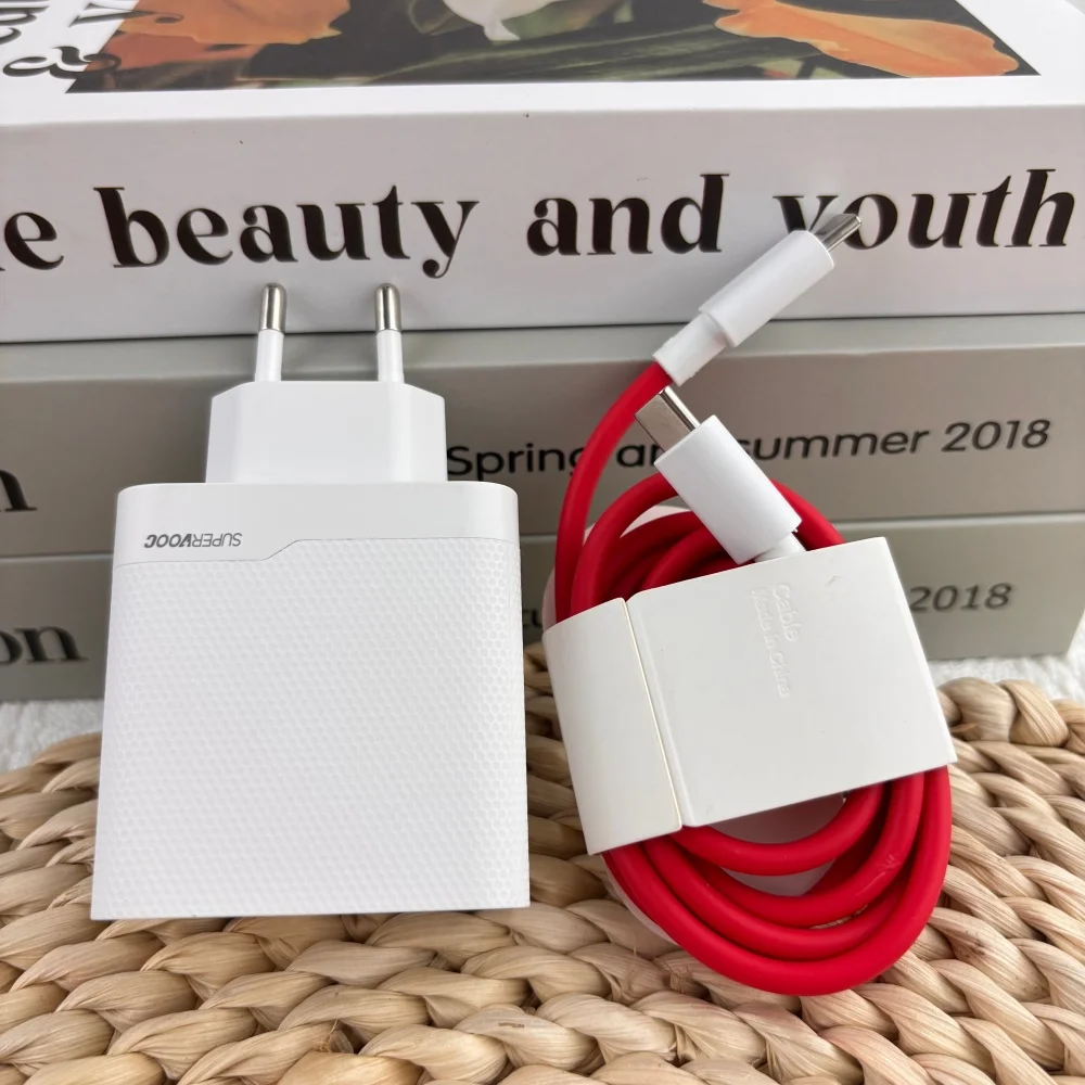 Cargador Oneplus 120W GaN SuperVOOC EU de doble puerto USB‑A USB‑C PD PPS QC3.0, adaptador de pared de carga rápida para 1+ 15 15T 14 Ace 6T 6 5