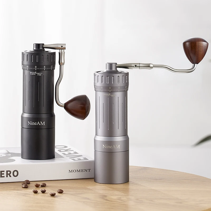 Molinillo de café Manual NineAM M1/Pro 2024, recién actualizado, rebaba cónica de acero inoxidable de 48MM, adecuado para herramientas de cocina Espresso