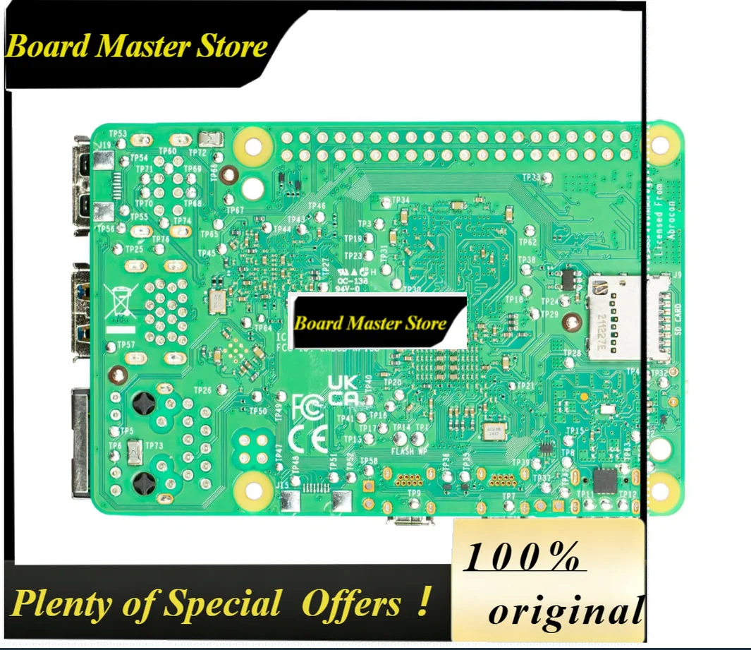 BoMaSOfficial Raspberry Pi 5 Original, Computadora de Placa Única, 2GB 4GB 8GB 16GB, Cortex-A76, Linux, PCIe, Gigabit Ethernet, USB3.0, Python