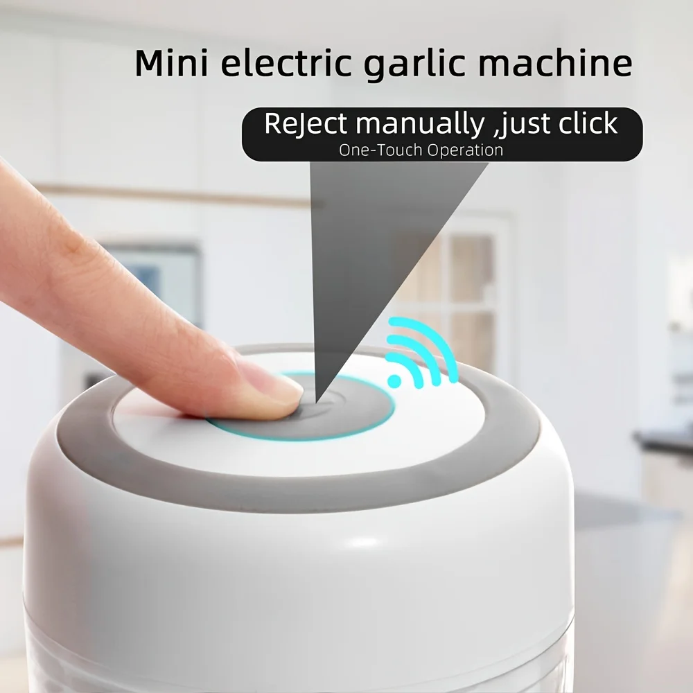 Picadora eléctrica de alimentos para cocina, Mini trituradora de ajo, picadora de carne portátil USB, picadora de verduras para Gadgets de cocina