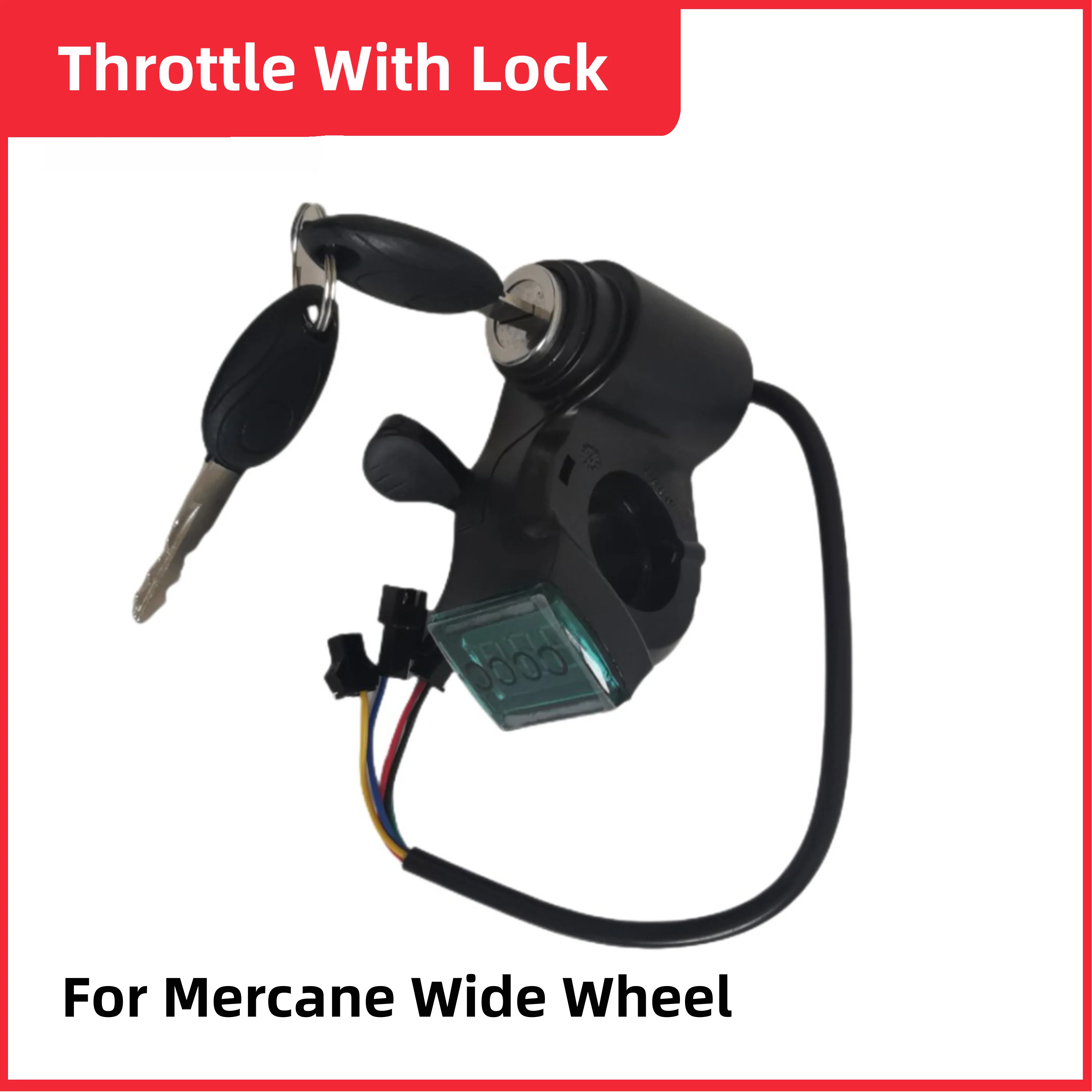 Acelerador Original para Mercane, rueda ancha, Scooter eléctrico inteligente, monopatín plegable, acelerador bloqueado, accesorios