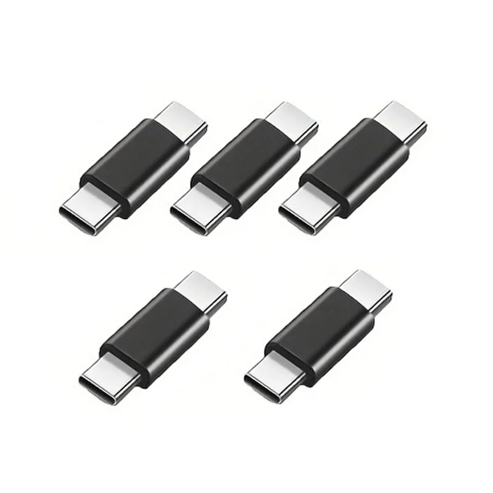 Adaptador USB C macho a macho, extensor de acoplador USB tipo C compatible con PD, 5Gbps, para Thunderbolt 4/3, MacBook Pro/Air, computadora portátil, teléfonos