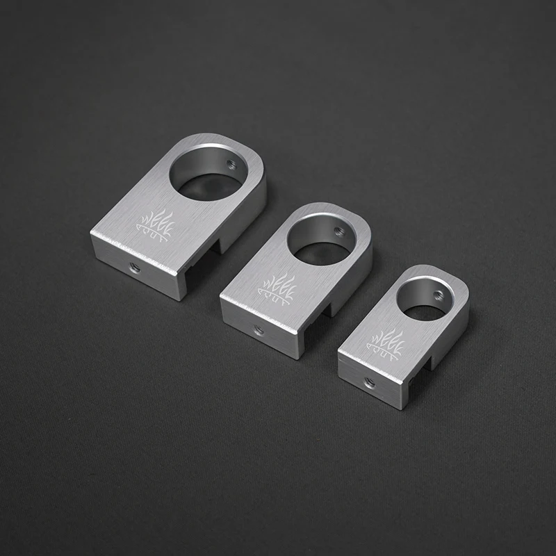 Abrazadera de tubo de aleación de aluminio de múltiples especificaciones, accesorio de filtro para acuarios, abrazadera de tubo Lily de acero inoxidable para piezas de peceras