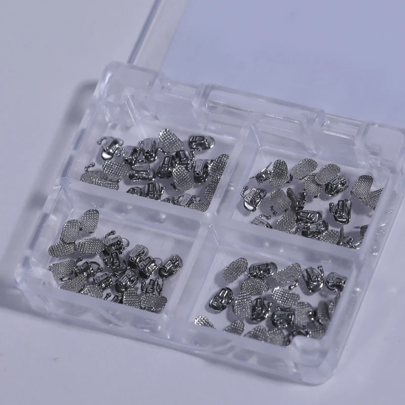 Productos dentales Base de malla 1/2 tubo molar tubos bucales de ortodoncia Roth 022 ortodoncia