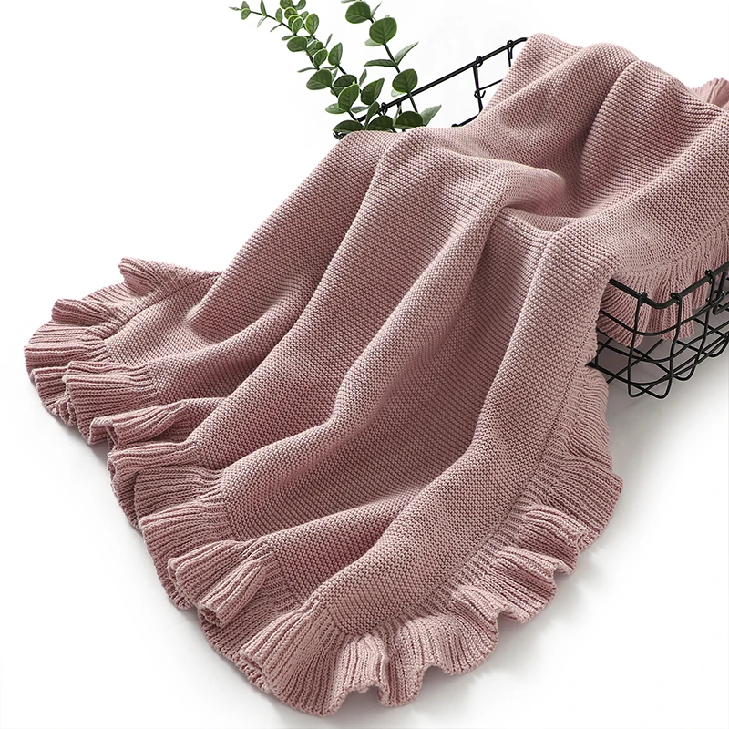 Mantas de doble uso para bebé recién nacido, niños, niñas, cochecito de punto sólido, cama de viaje para guardería, edredones de cuna, estera receptora de 90x70cm