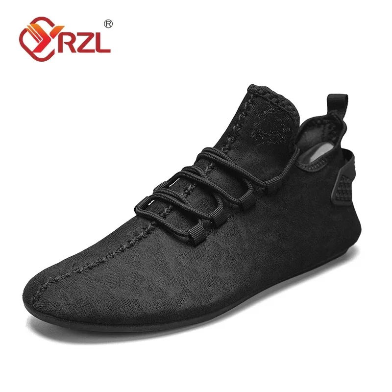 YRZL, mocasines de malla para hombre, mocasines para conducir, zapatos planos de alta calidad para caminar, mocasines informales antideslizantes transpirables, zapatos de verano para hombre