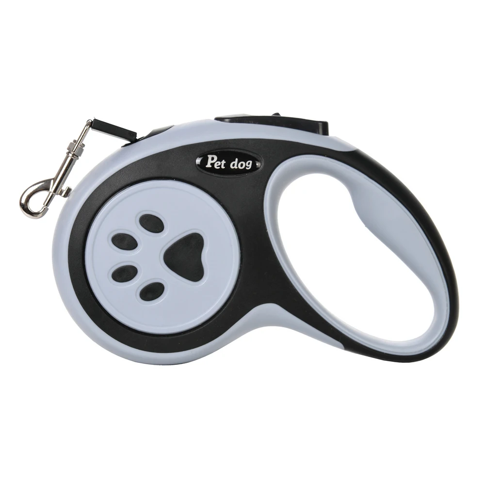 Correa de nailon para perros de 3m y 5m, cuerda retráctil automática para gatos, extensión larga para cachorros, caminar, correr, ruleta de tracción para perros pequeños