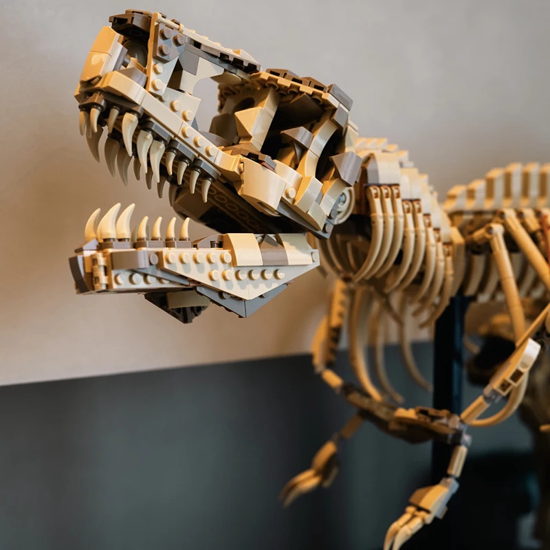 Set de Construcción de Bloques de Arquitectura de Dinosaurios para Decoración de Habitaciones, 3145 Piezas, Modelo de Ladrillos para Adultos, Regalos de Cumpleaños y Navidad