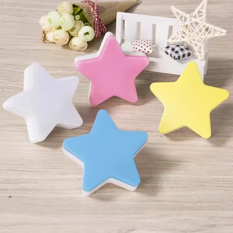 Luces LED de noche de estrellas, lámpara de noche con enchufe europeo/estadounidense, decoración del hogar, dormitorio, mesita de noche, habitación de bebé, sala de estar, iluminación del pasillo