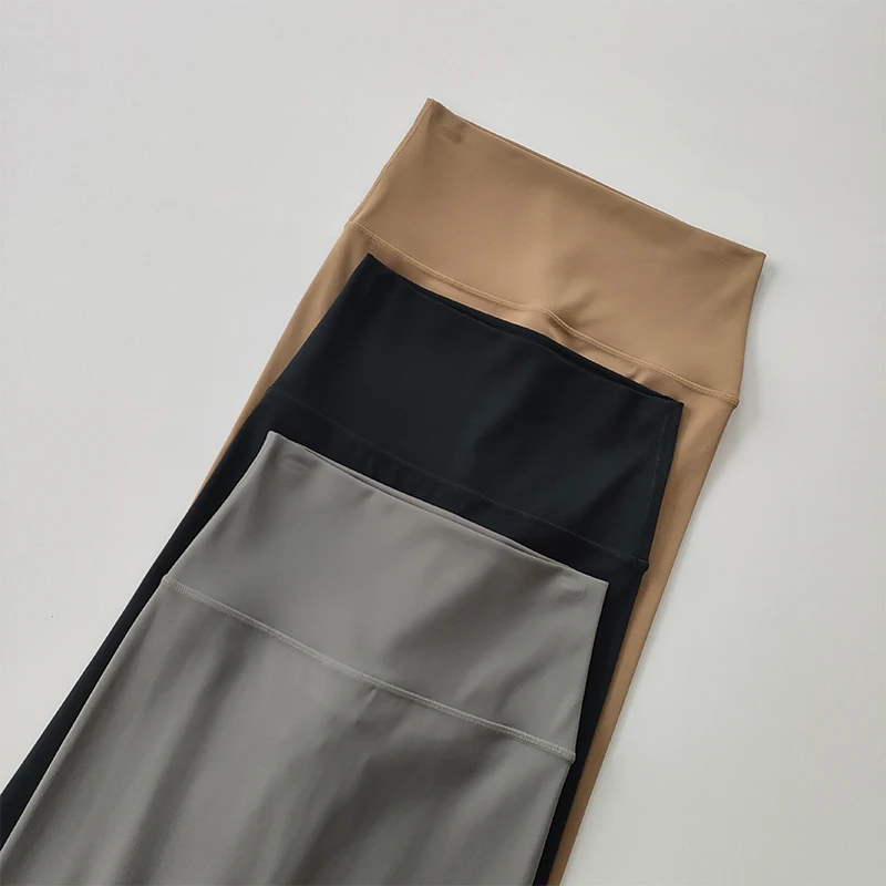 Leggings deportivos de alta gama para mujer, sensación desnuda, pantalones de Yoga de entrenamiento suave, medias de gimnasio energéticas para correr