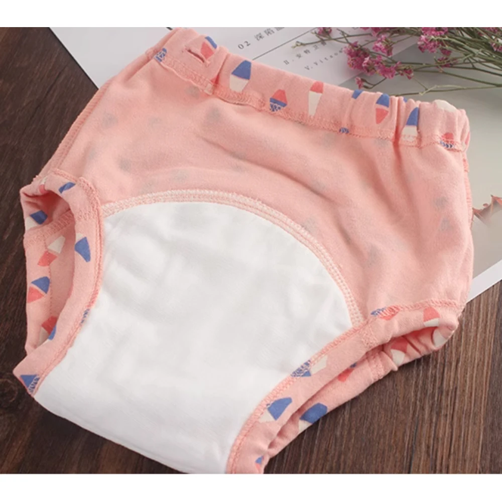 Pantalones de entrenamiento reutilizables para bebé, pañales de tela lavables, ropa interior cambiante, bragas de entrenamiento para orinal, 10 piezas