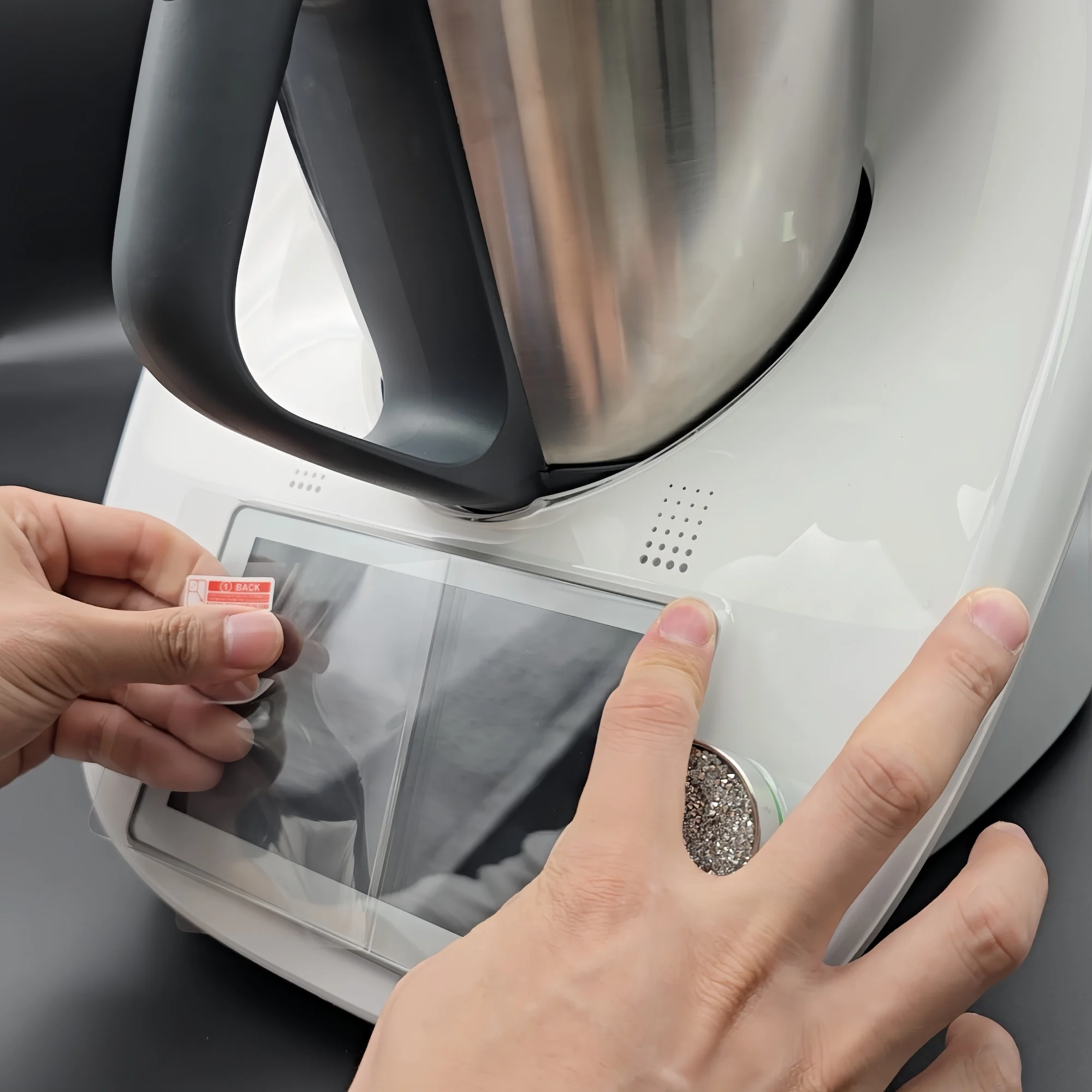 Protector de pantalla compatible con Thermomix TM7 TM6 TM5 Vidrio templado 1 pieza Vidrio templado de alto alumina