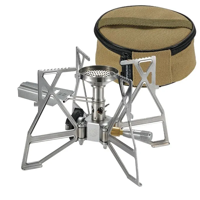 CAMPINGMOON 1 Uds XD-3F encendido electrónico mariposa horno Cassette horno cabeza Camping picnic estufa portátil al aire libre