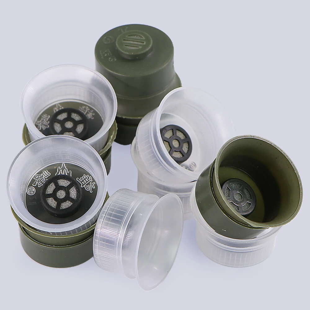 Bolsa de cultivo de setas, cubierta de filtro sellable, tapa de anillo de bloqueo de doble manga para herramienta de bolsa de plantación de cultura Agaric Spawn, 20/50 Uds.