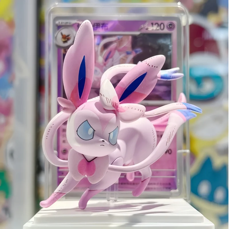 Nueva Colección de Figuras Ilustradas Originales PKM PTCG Vol.3 Serie Eevee, Set de Figuras Coleccionables, Juguetes Sorpresa, Modelo Coleccionable