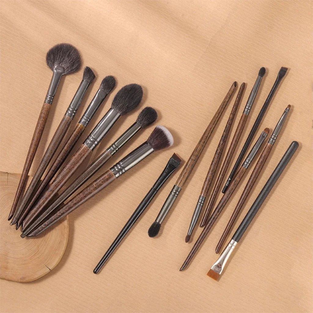 Juego de brochas de maquillaje OVW, brochas profesionales de pelo de cabra Natural, licuadora de ojos, corrector en polvo, sombra de ojos, resaltador