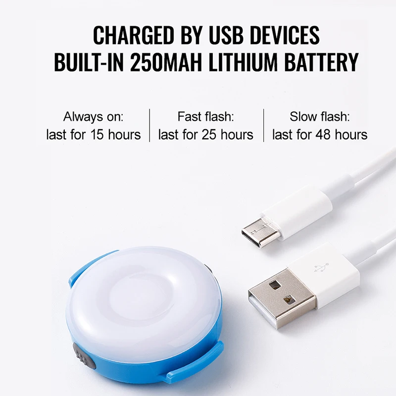 Truelove luz Led USB recargable Flash perro 3 modos de luz IP65 impermeable hace que tus perros amados se ve por la noche TLD19103
