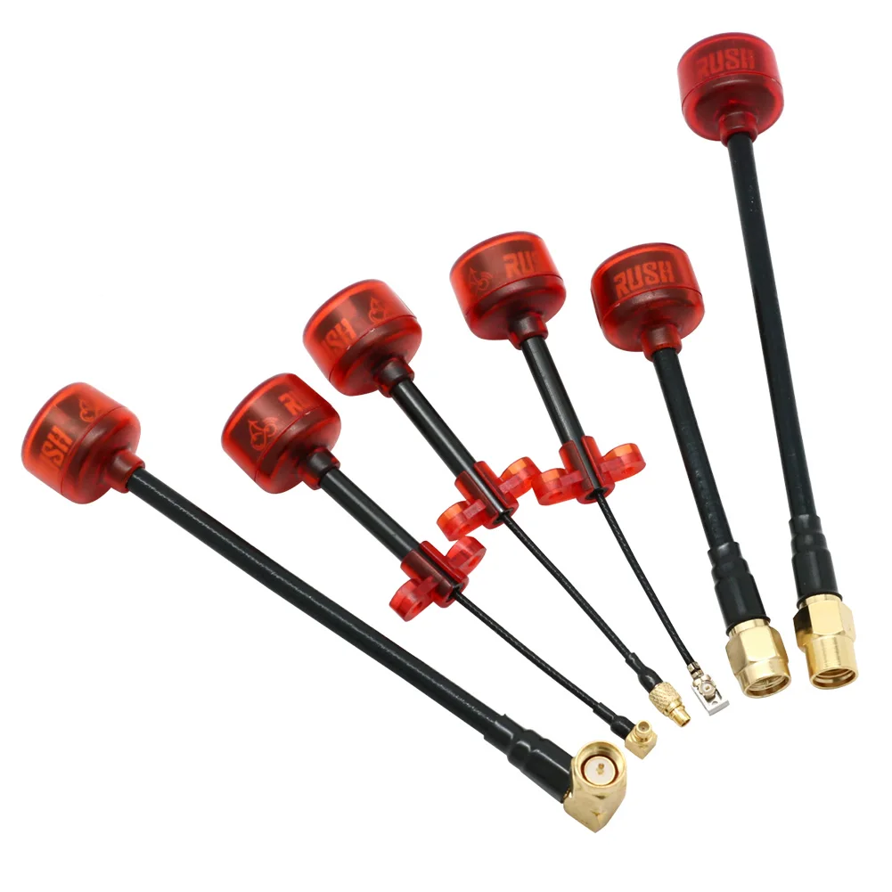 Antena FPV Rush Cherry 5.8G 1.2dBi LHCP/RHCP SMA MMCX UFL de largo alcance, antena FPV Cherry STUBBY para drones de carreras
