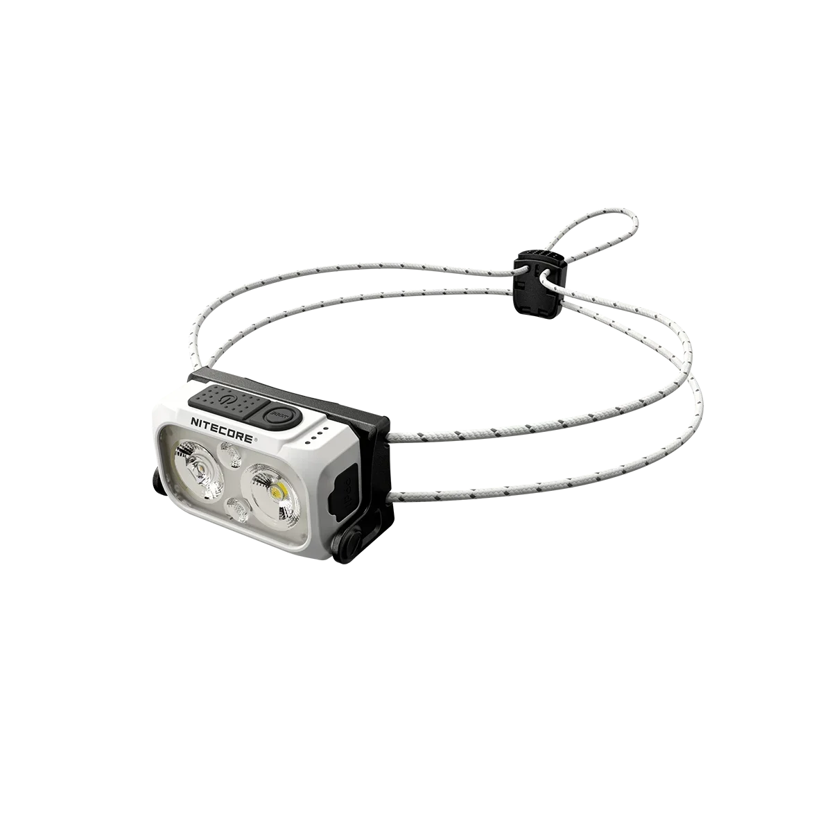 Lámpara NITECORE NU21, linterna frontal ultraligera de doble haz con Triple salida, linterna de luz roja blanca recargable por USB-C de 360 lúmenes