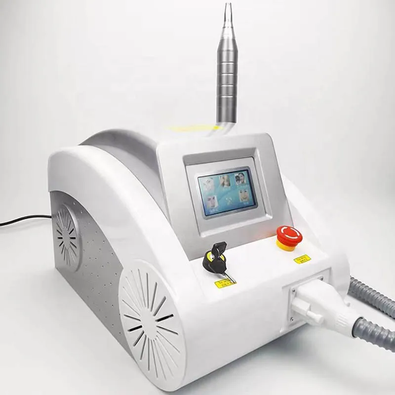 Máquina de eliminación de tatuajes con láser Pico Nd Yag conmutado Q, dispositivo láser, eliminación de pecas y rejuvenecimiento de la piel