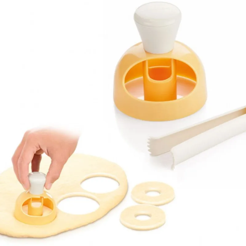 Molde de pastel de Donut DIY, herramientas de cocina creativas para donuts, cortador de cocina, comida, postres, pan, pastelería, fabricante de Chocolate, herramienta para hornear Deco