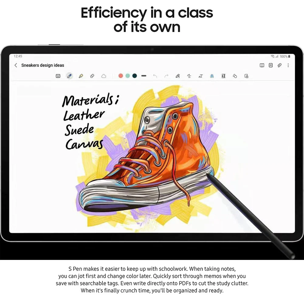 Lápiz táctil SPen para tableta Samsung Galaxy Tab S10 S8 S9 S9FE S7 FE S6 Lite S7+ S8+, sin Bluetooth