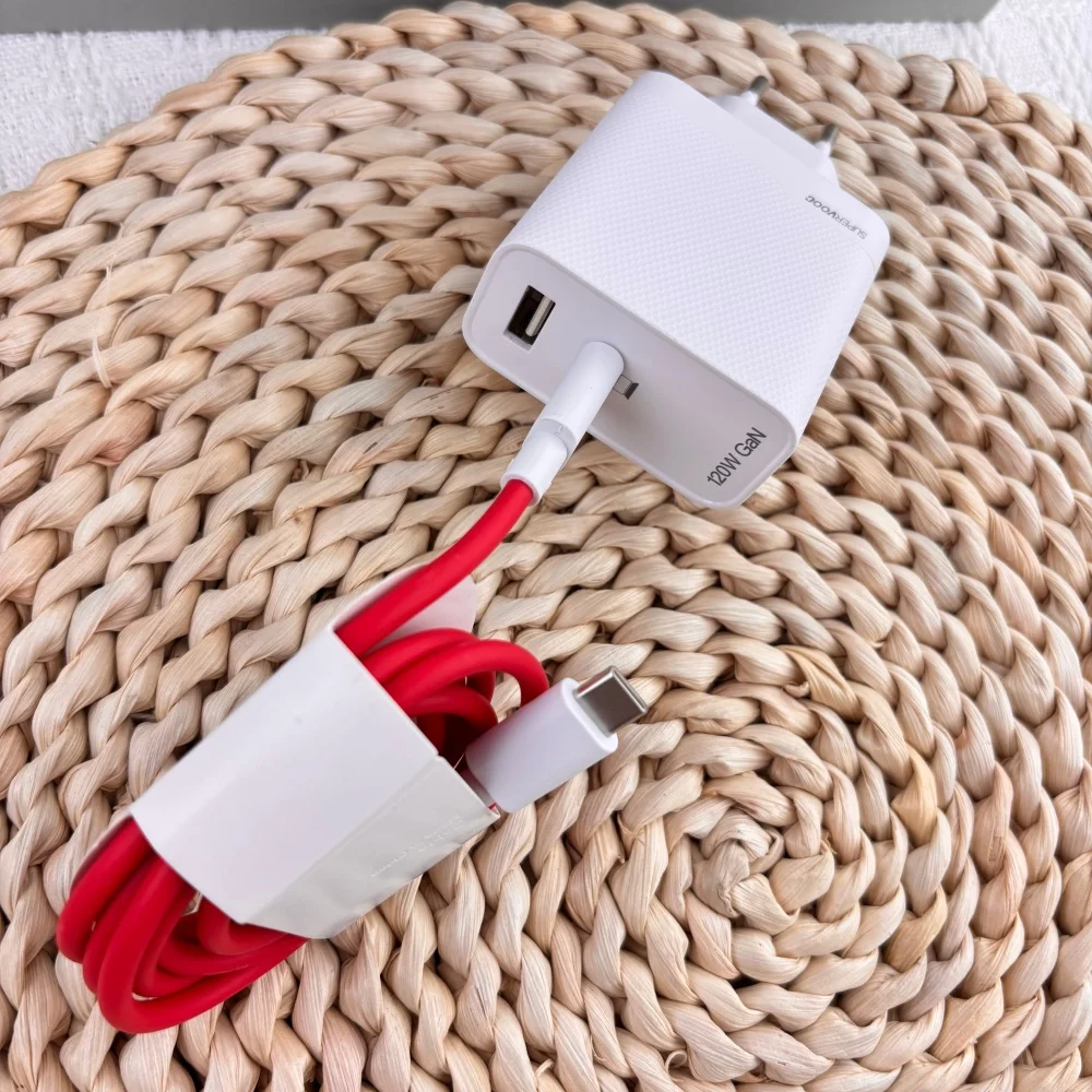 Cargador Oneplus 120W GaN SuperVOOC EU de doble puerto USB‑A USB‑C PD PPS QC3.0, adaptador de pared de carga rápida para 1+ 15 15T 14 Ace 6T 6 5